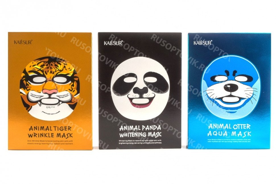 Маска для лица Kallsur Animal Aqua Mask оптом Маска для лица Kallsur Animal Aqua Mask оптом