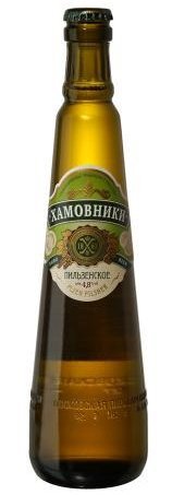 Пиво светлое Хамовники Пильзенское 4.8% 0.5л оптом Пиво светлое Хамовники Пильзенское 4.8% 0.5л оптом