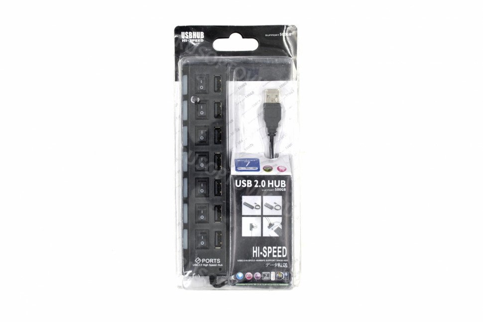 USB-разветвитель на 7 портов оптом USB-разветвитель на 7 портов оптом