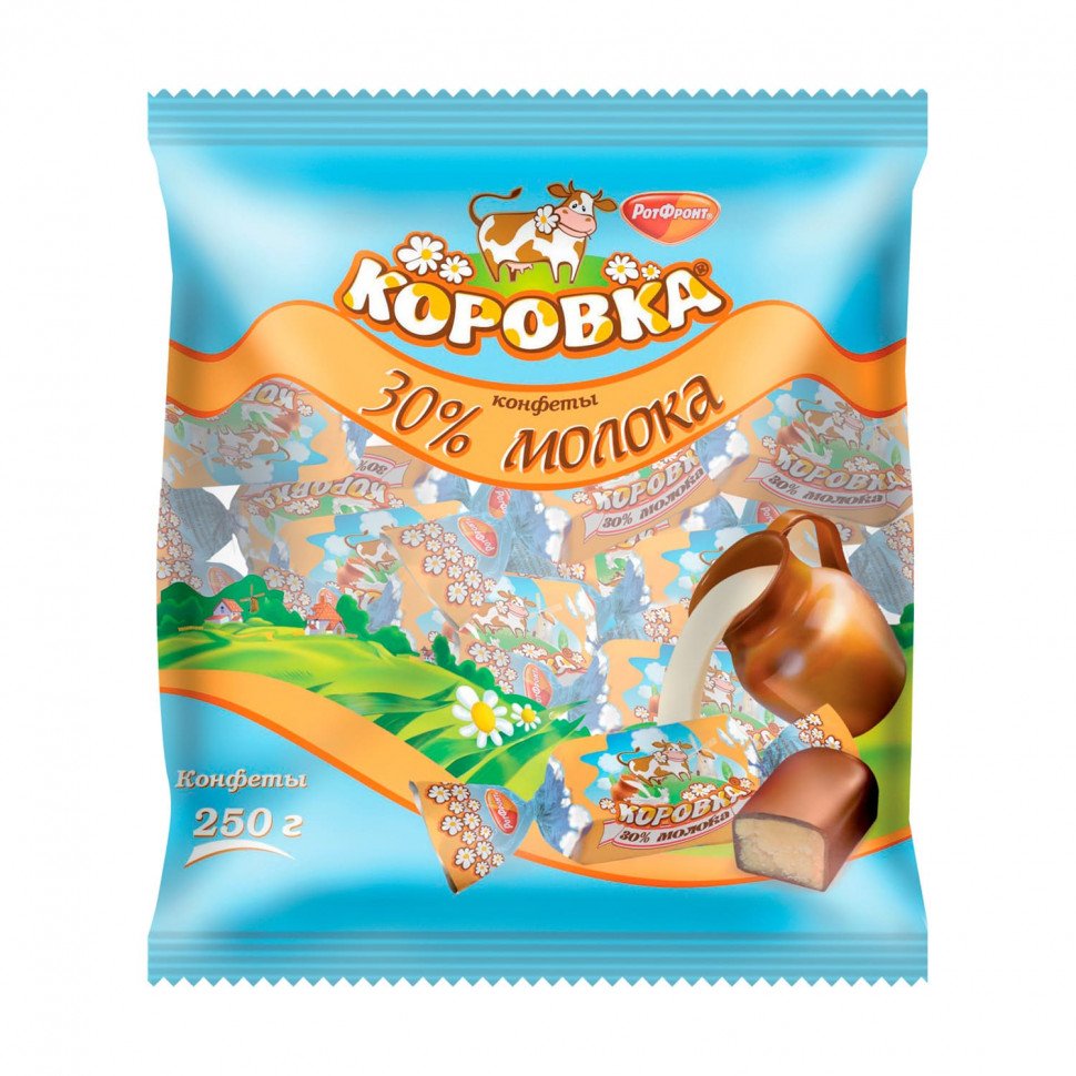 Конфеты Коровка 30% молока 250г оптом Конфеты Коровка 30% молока 250г оптом