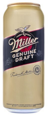Пиво светлое Miller Genuine Draft в банке 4.7% 0.5л оптом Пиво светлое Miller Genuine Draft в банке 4.7% 0.5л оптом