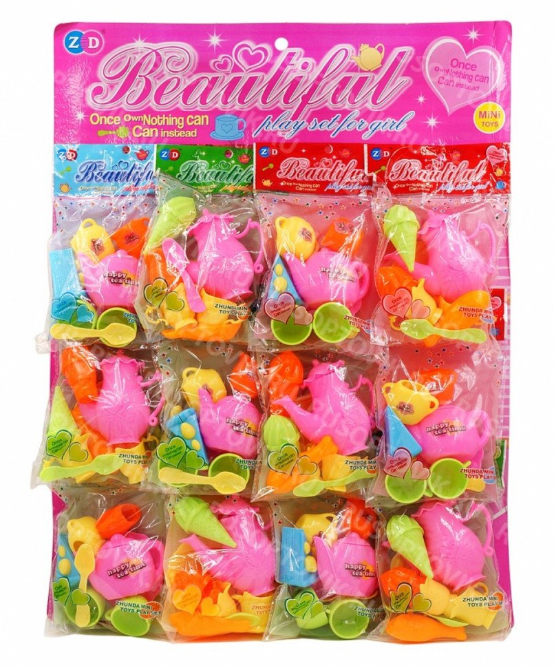 Игровой набор Beautiful "Веселое чаепитие" оптом Игровой набор Beautiful "Веселое чаепитие" оптом