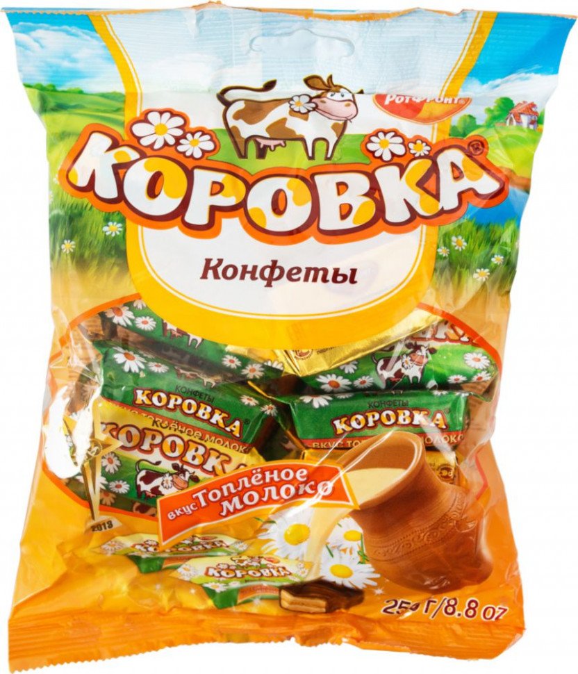 Конфеты Коровка топлёное молоко 250г оптом Конфеты Коровка топлёное молоко 250г оптом