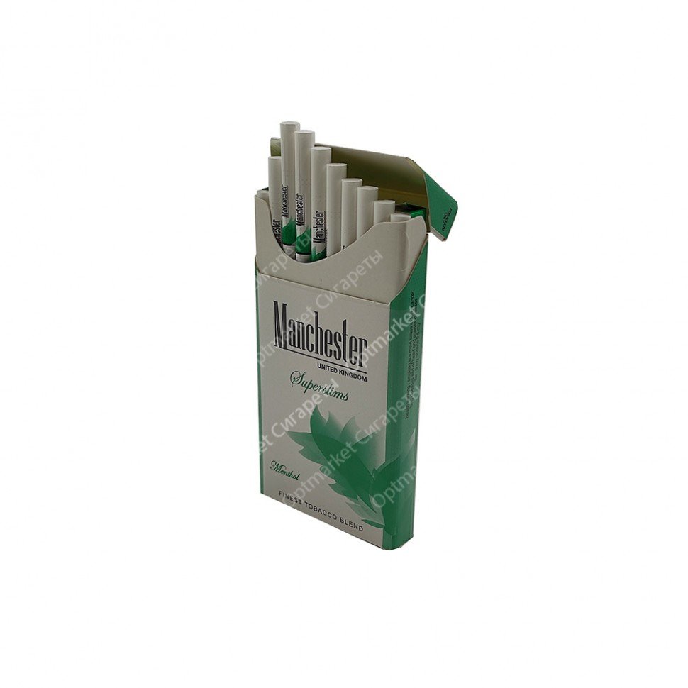 Сигареты Manchester Menthol Superslims оптом Сигареты Manchester Menthol Superslims оптом