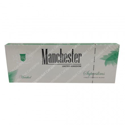 Сигареты Manchester Menthol Superslims оптом 