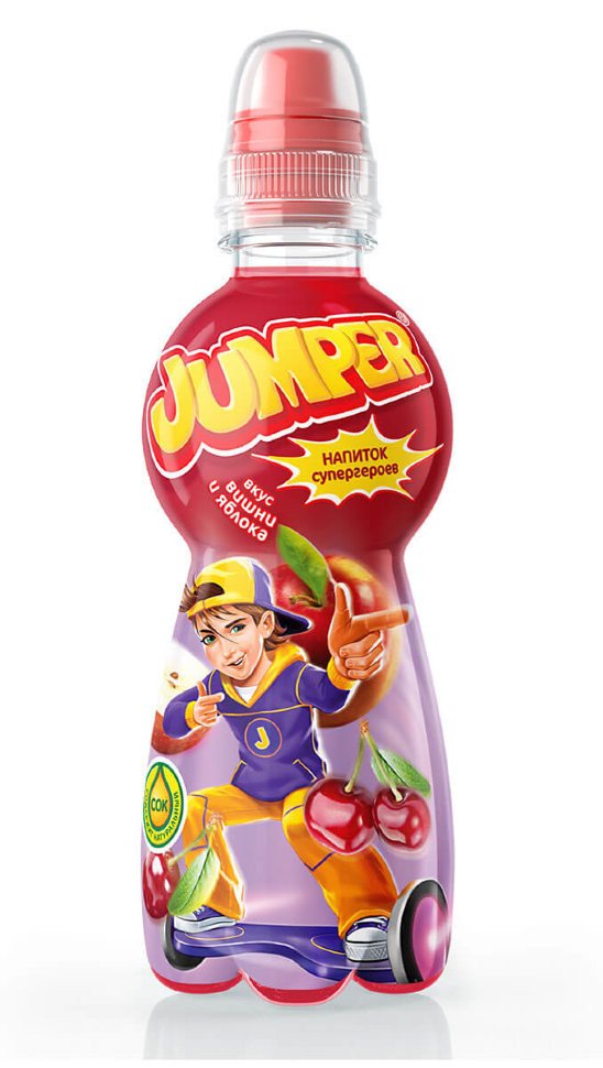 Напиток негазированный Jumper Вишня-яблоко 0,33 л оптом Напиток негазированный Jumper Вишня-яблоко 0,33 л оптом