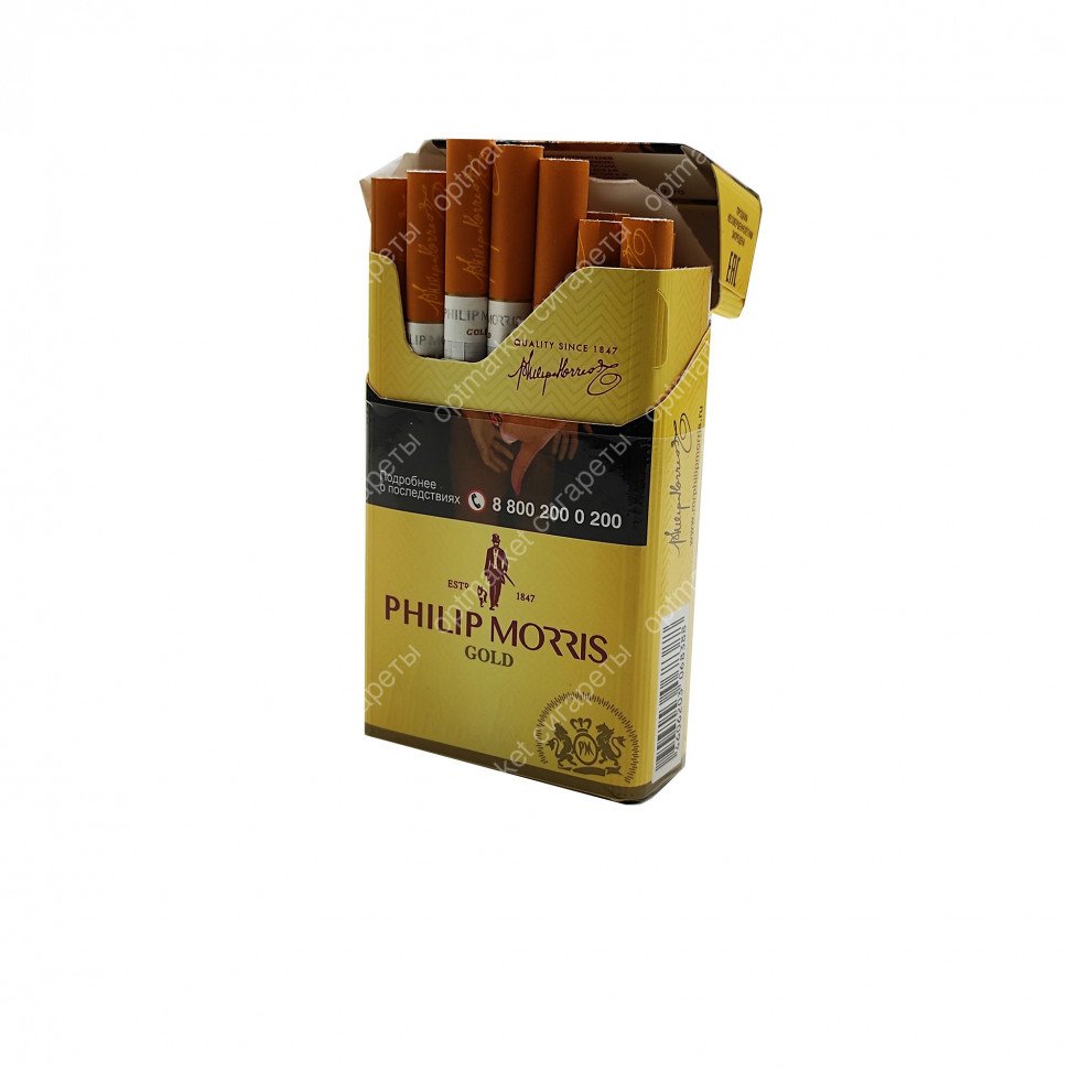 Сигареты PHILIP MORRIS Gold оптом Сигареты PHILIP MORRIS Gold оптом