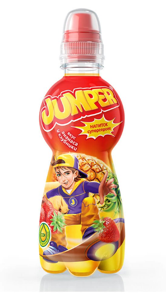 Напиток негазированный Jumper Клубника-ананас 0,33 л оптом Напиток негазированный Jumper Клубника-ананас 0,33 л оптом