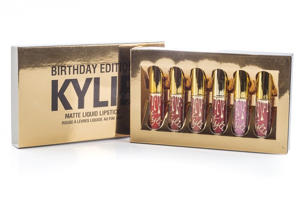 Жидкая матовая помада KYLIE BIRTHDAY EDITION (6 оттенков) оптом Жидкая матовая помада KYLIE BIRTHDAY EDITION (6 оттенков) оптом