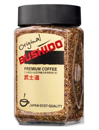 Кофе расстворимый Bushido Original 100г оптом Кофе расстворимый Bushido Original 100г оптом