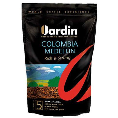 Кофе расстворимый Jardin Colombia Medellin 150г оптом Кофе расстворимый Jardin Colombia Medellin 150г оптом