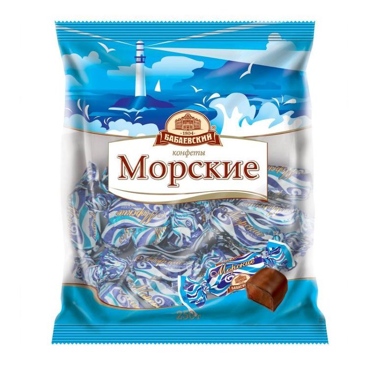 Конфеты Морские 250г оптом Конфеты Морские 250г оптом