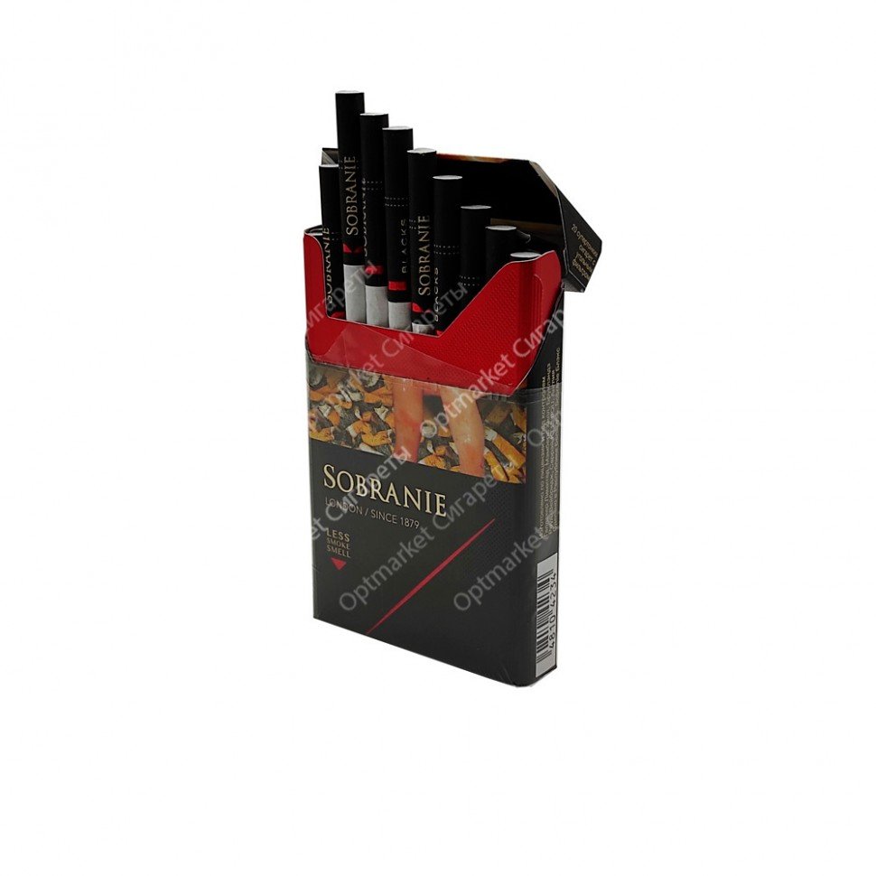 Сигареты Sobranie Black NANO оптом Сигареты Sobranie Black NANO оптом