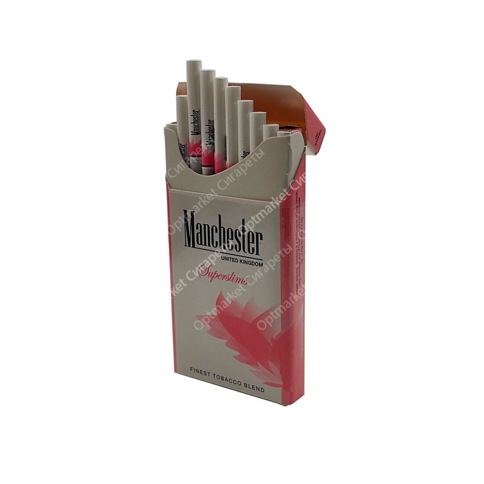 Сигареты Manchester Pink Superslims оптом 