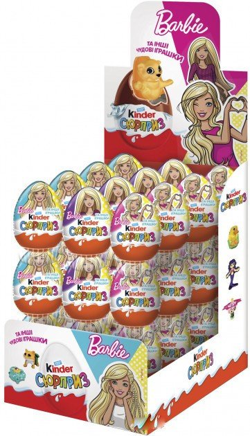 Шоколад молочный Kinder Сюрприз Barbie 20г оптом Шоколад молочный Kinder Сюрприз Barbie 20г оптом