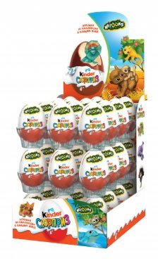 Шоколад молочный Kinder Сюрприз Natoons 20г оптом 