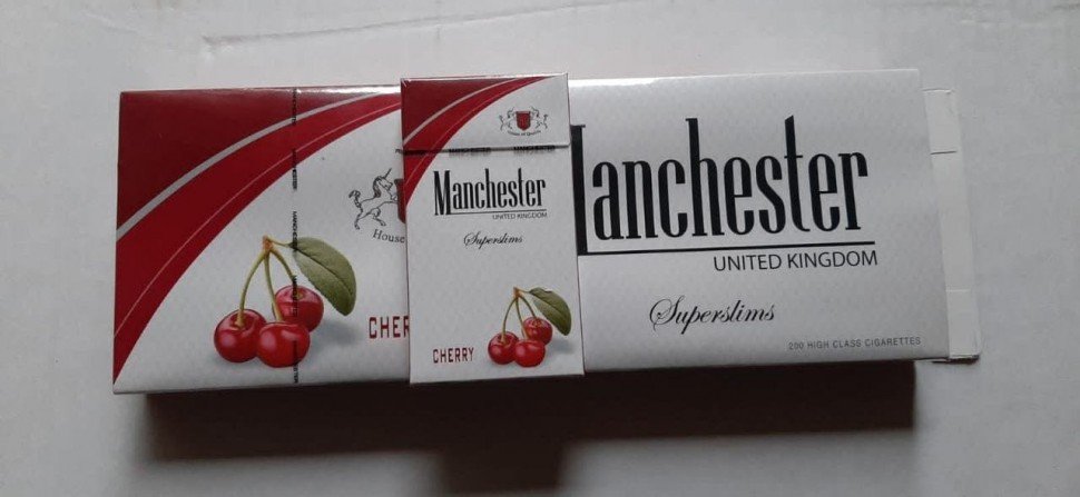 Сигареты Manchester Cherry Superslims оптом Сигареты Manchester Cherry Superslims оптом
