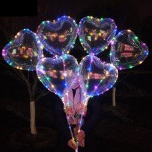 Светящиеся LED шары Bobo сердце оптом