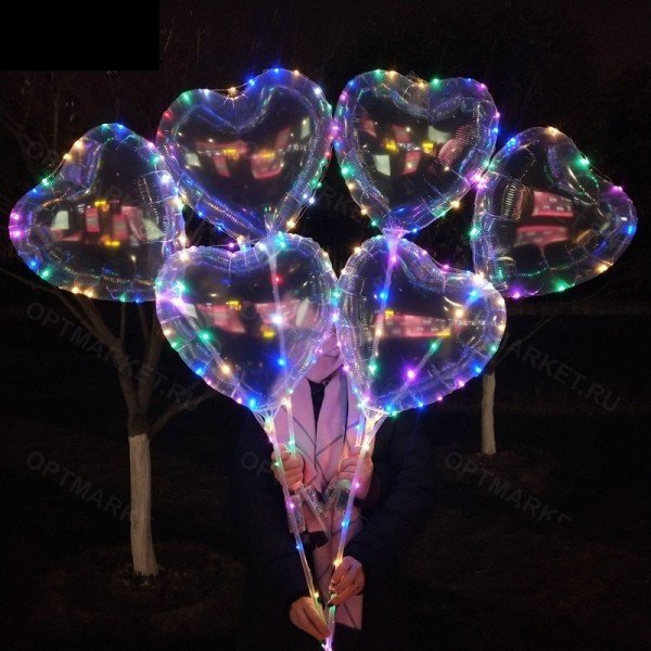 Светящиеся LED шары Bobo сердце оптом Светящиеся LED шары Bobo сердце оптом