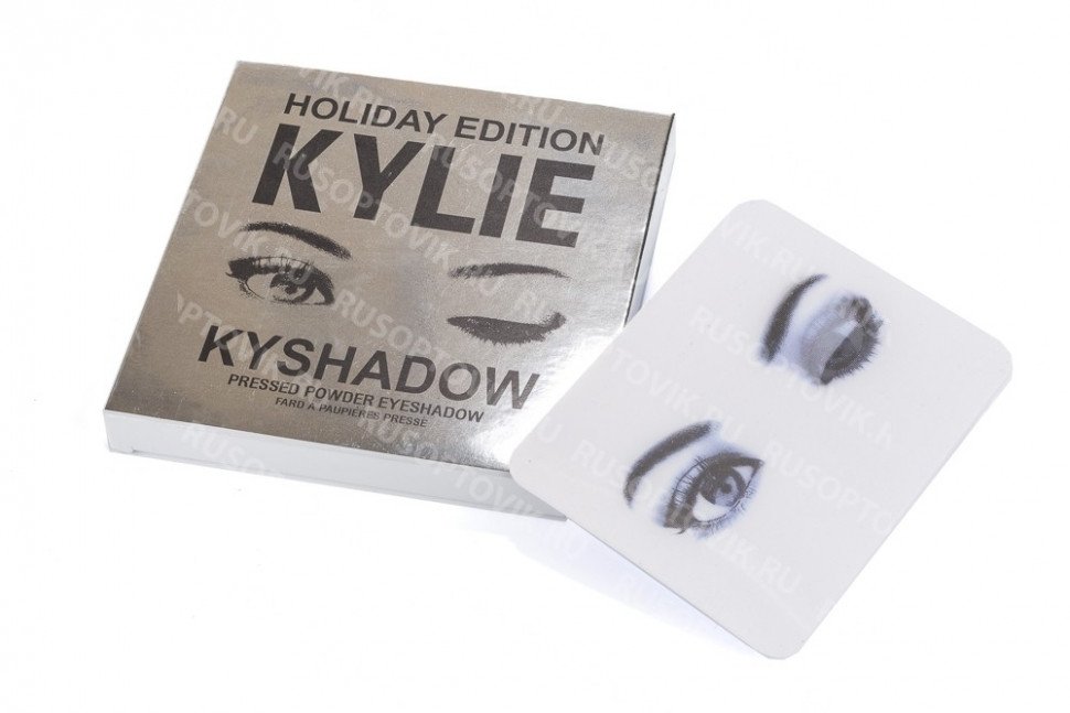 Палетка теней Kylie Kyshadow Holiday Edition (Серебро) оптом Палетка теней Kylie Kyshadow Holiday Edition (Серебро) оптом