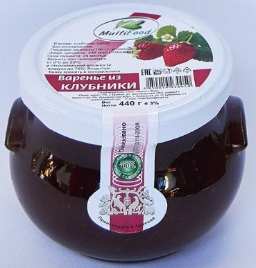 Варенье из клубники Multifood 440г оптом Варенье из клубники Multifood 440г оптом