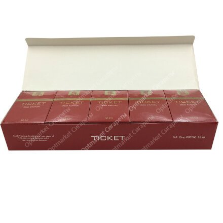 Сигареты Ticket Red Edition оптом 