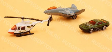 Игрушечный набор City Vehicle с дорожными знаками оптом 
