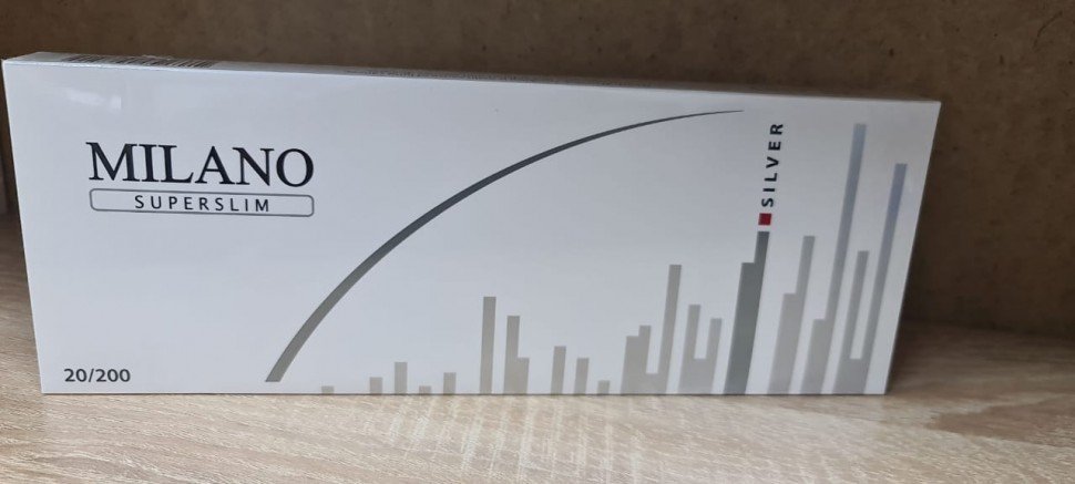 Сигареты MILANO Silver SuperSlims (Оригинал) оптом Сигареты MILANO Silver SuperSlims (Оригинал) оптом