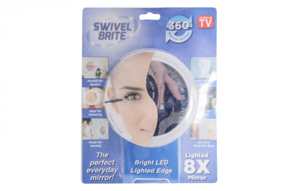 Зеркало с увеличением и подсветкой Swivel Brite оптом Зеркало с увеличением и подсветкой Swivel Brite оптом