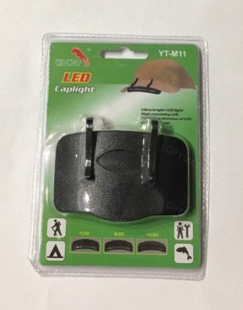 Клипса на кепку с LED фонарем оптом 